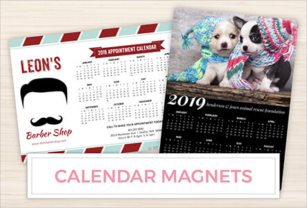 Calendar magnets