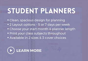 Student Planners, School Planner