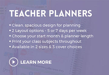 Teacher Planners & Teacher Lesson Planner