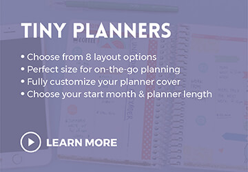 Tiny Planners | Perfectly Petite Pocket-Sized Planners