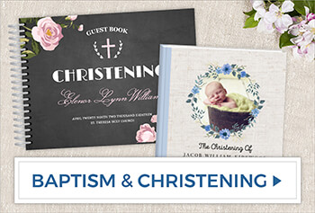 Create Baptism & Christening Guest Books