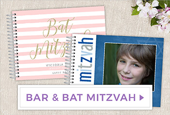 Create Bar & Bat Mitzvah Guest Book